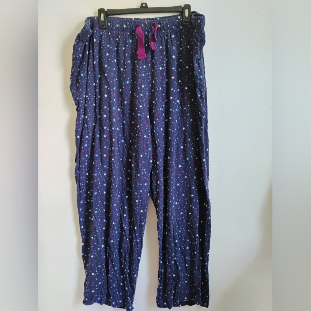 Nautica | Navy Blue Star Print Pajama Pants | 3X | EUC